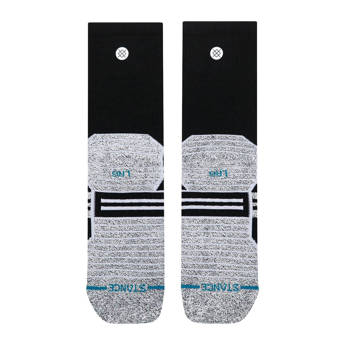 Stance Static Gripper Crew Socks - Black image 3