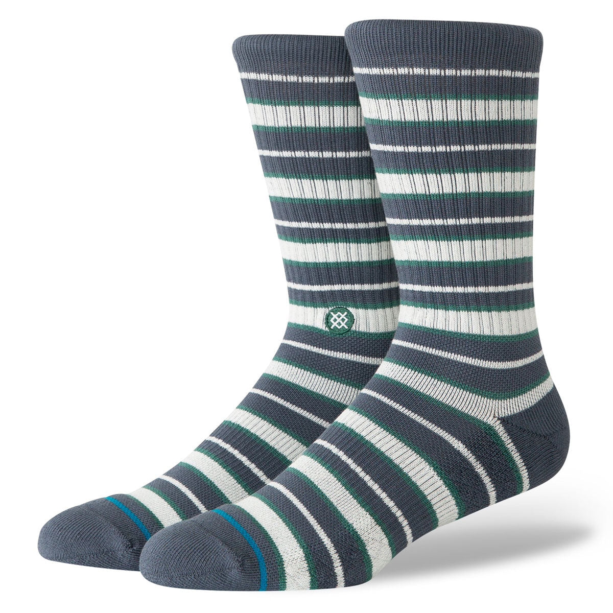 Stance Signature Stripe Crew Socks - Turbulence image 1