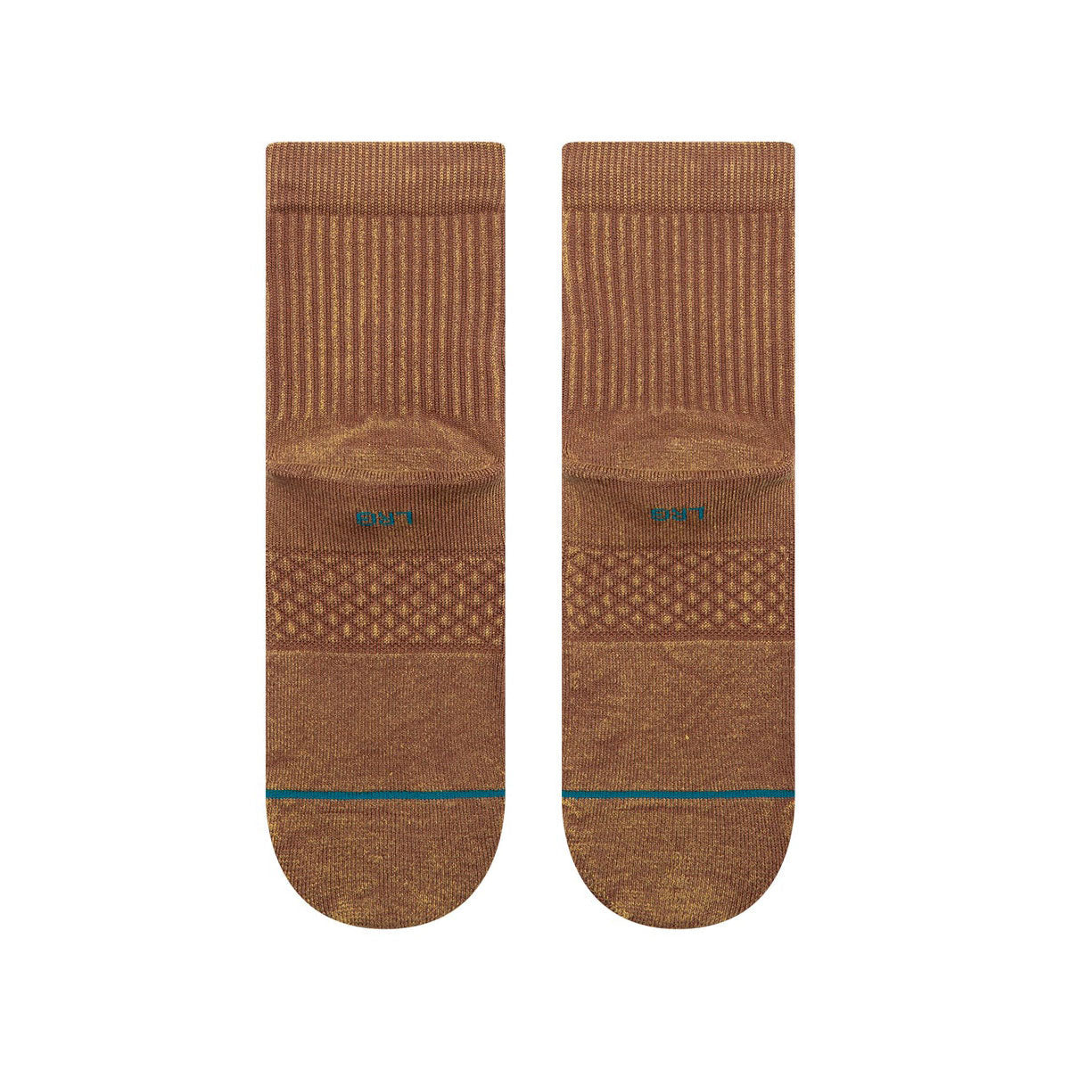 Stance Icon Washed Quarter Socks - Brown image 3