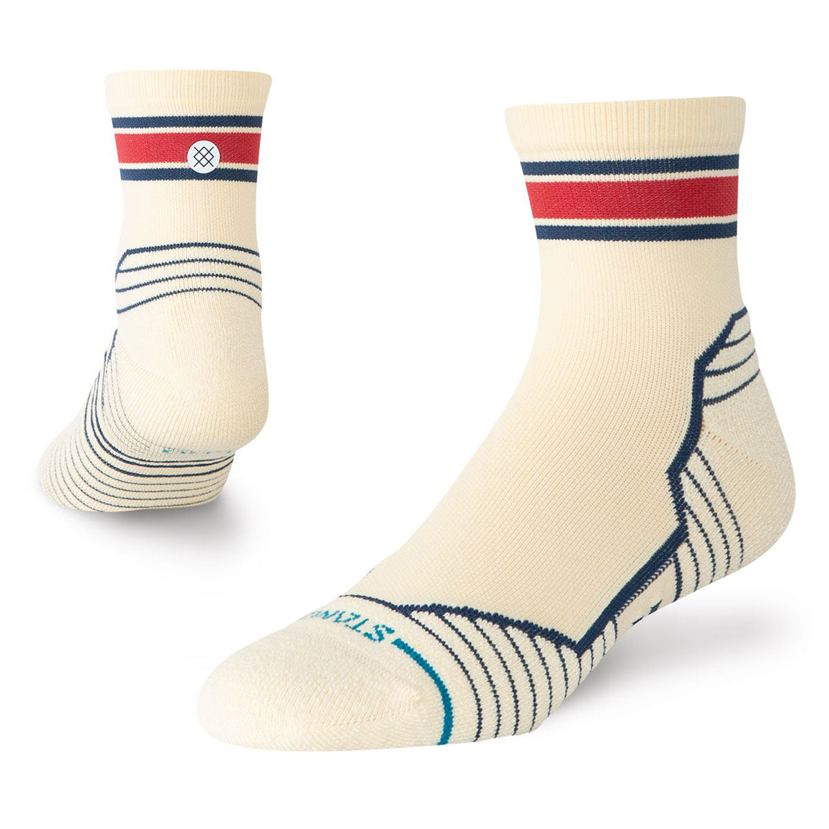 Stance Boyd Golf Mid Quarter Socks - Canvas image 1
