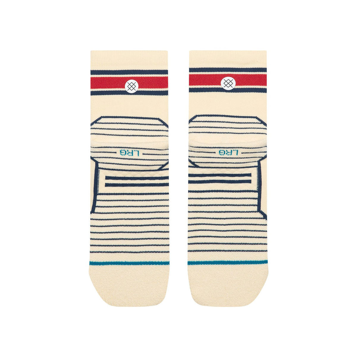 Stance Boyd Golf Mid Quarter Socks - Canvas image 3