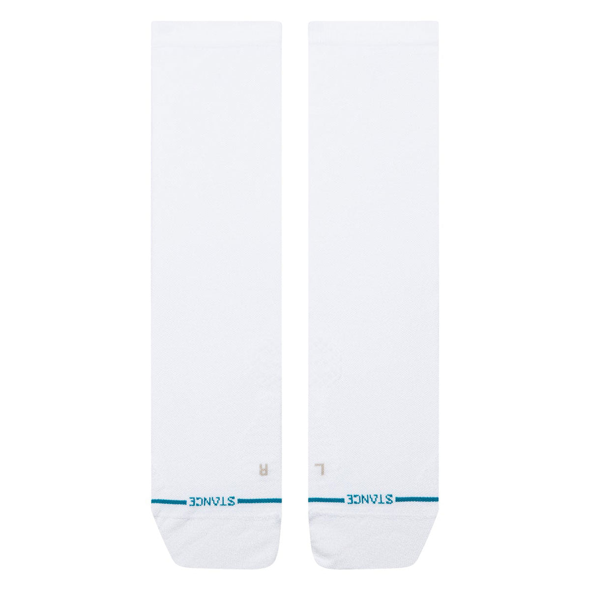 Stance Golf Ribbed Mid Crew Socks - White image 2