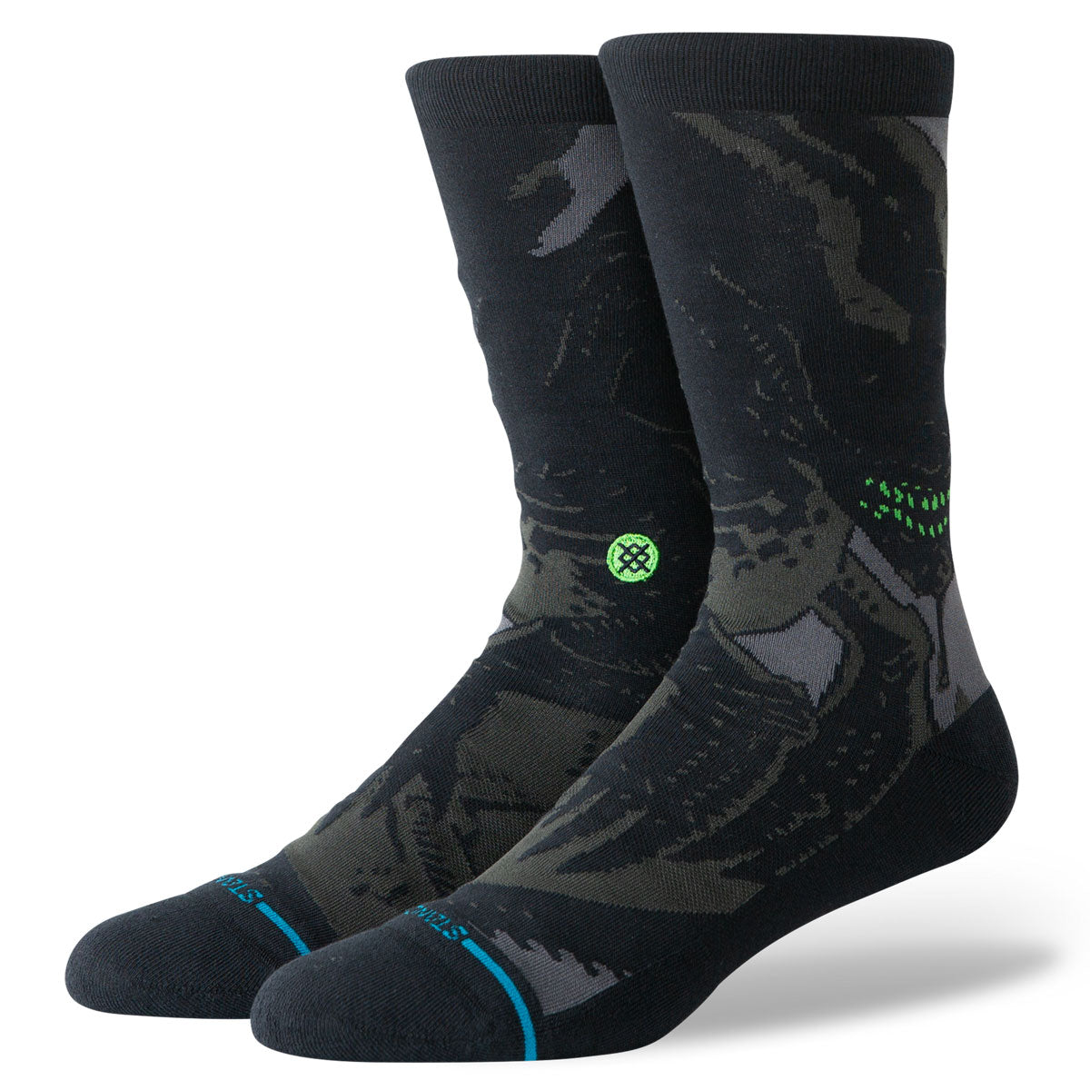 Stance Alien Crew Socks - Black image 1