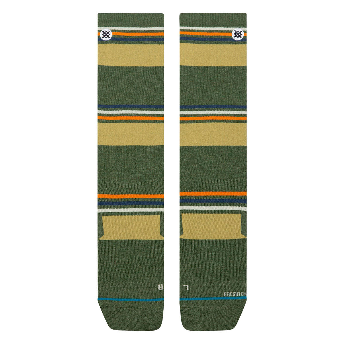 Stance Walton Hike Light Crew Socks - Green image 2