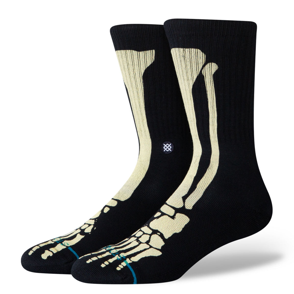 Stance Bones 3 Socks - Black image 1