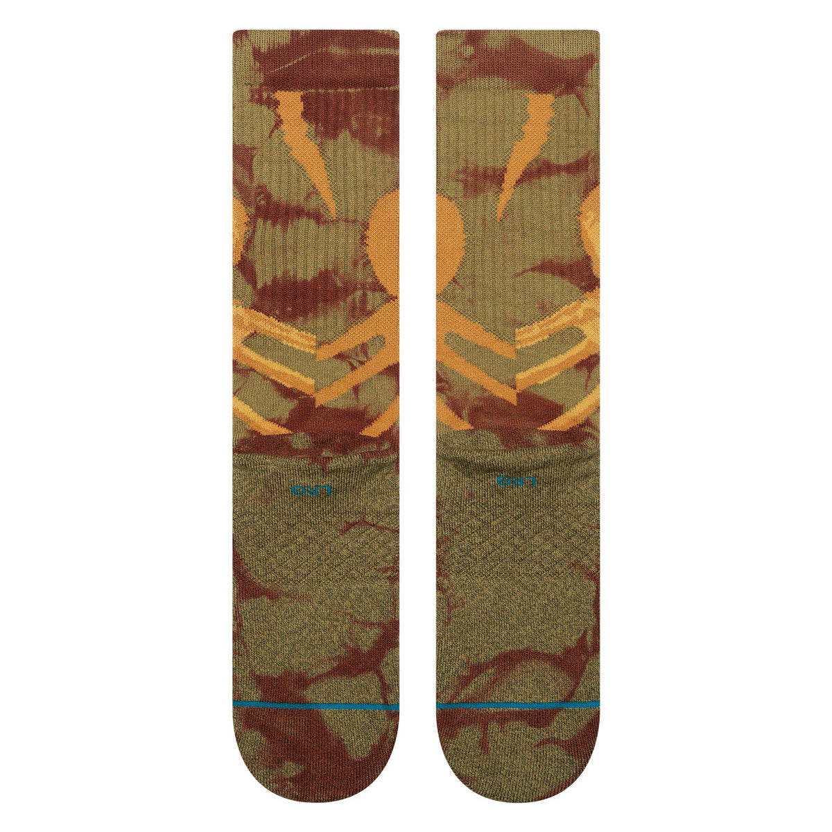 Stance Face Hugger Crew Socks - Brown image 3