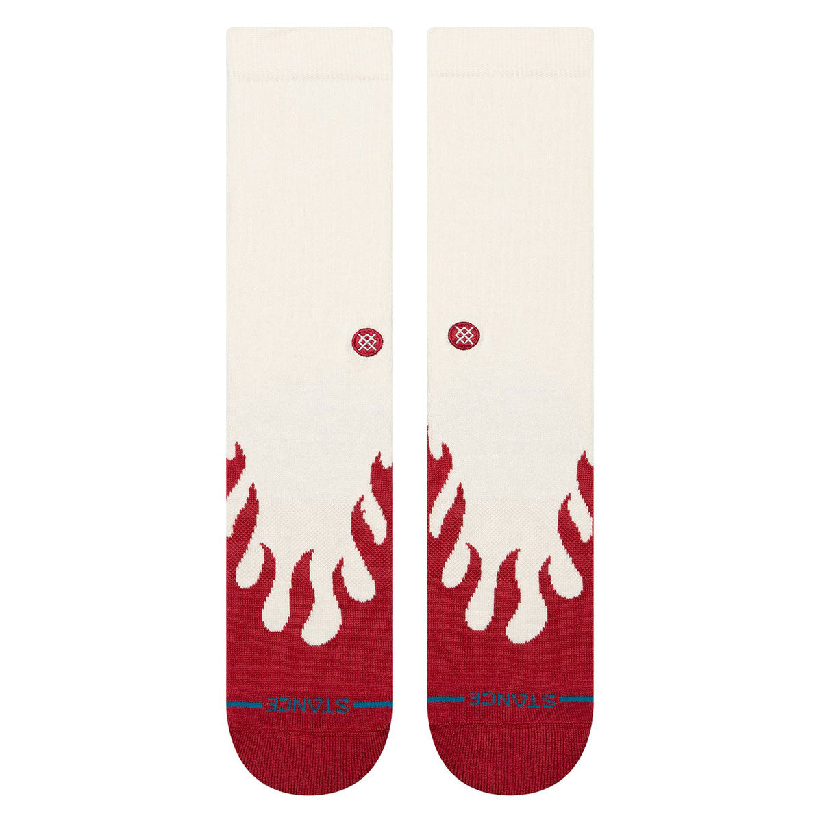 Stance Heating Up Crew Socks - Red image 2
