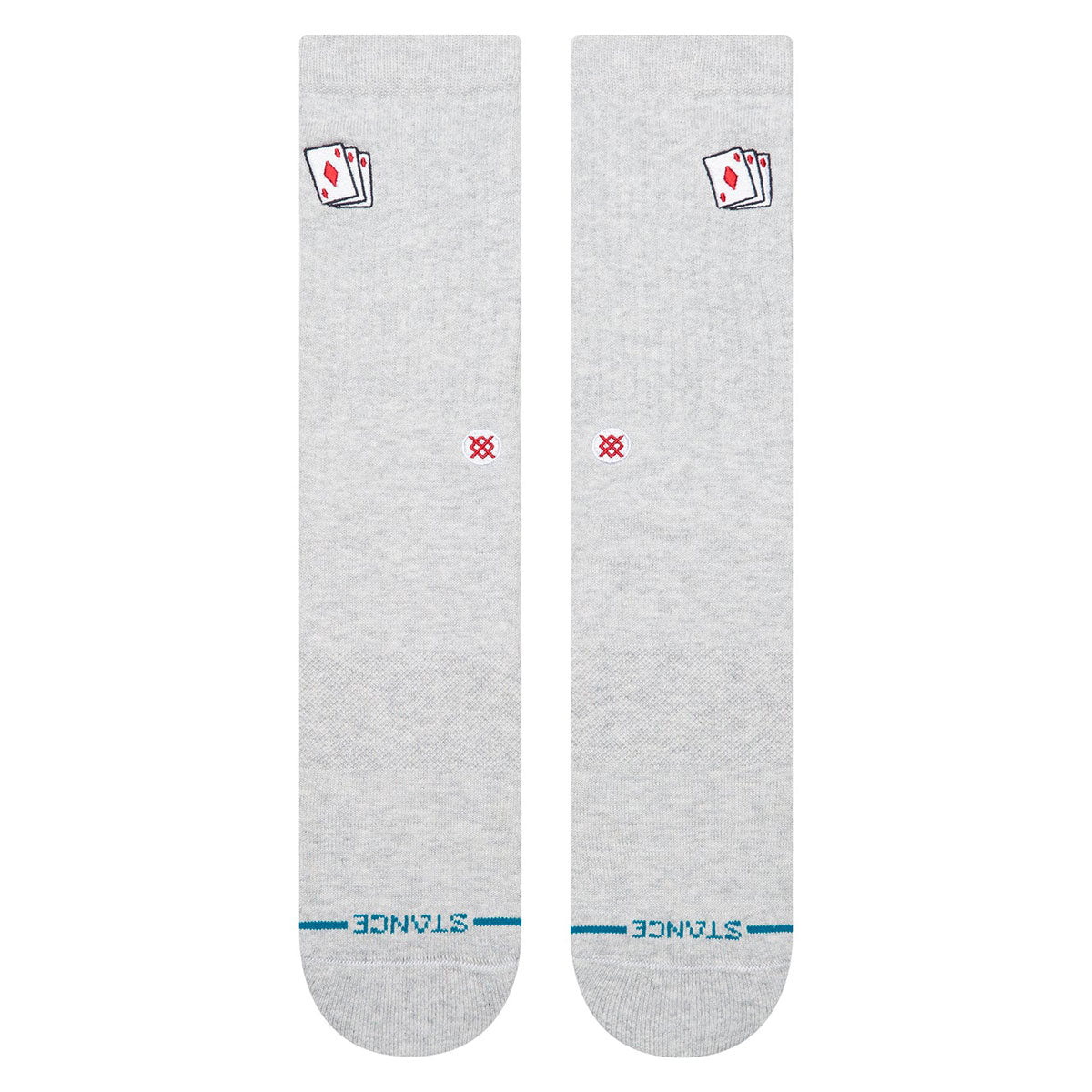 Stance Hit Me Crew Socks - Heather Grey image 2