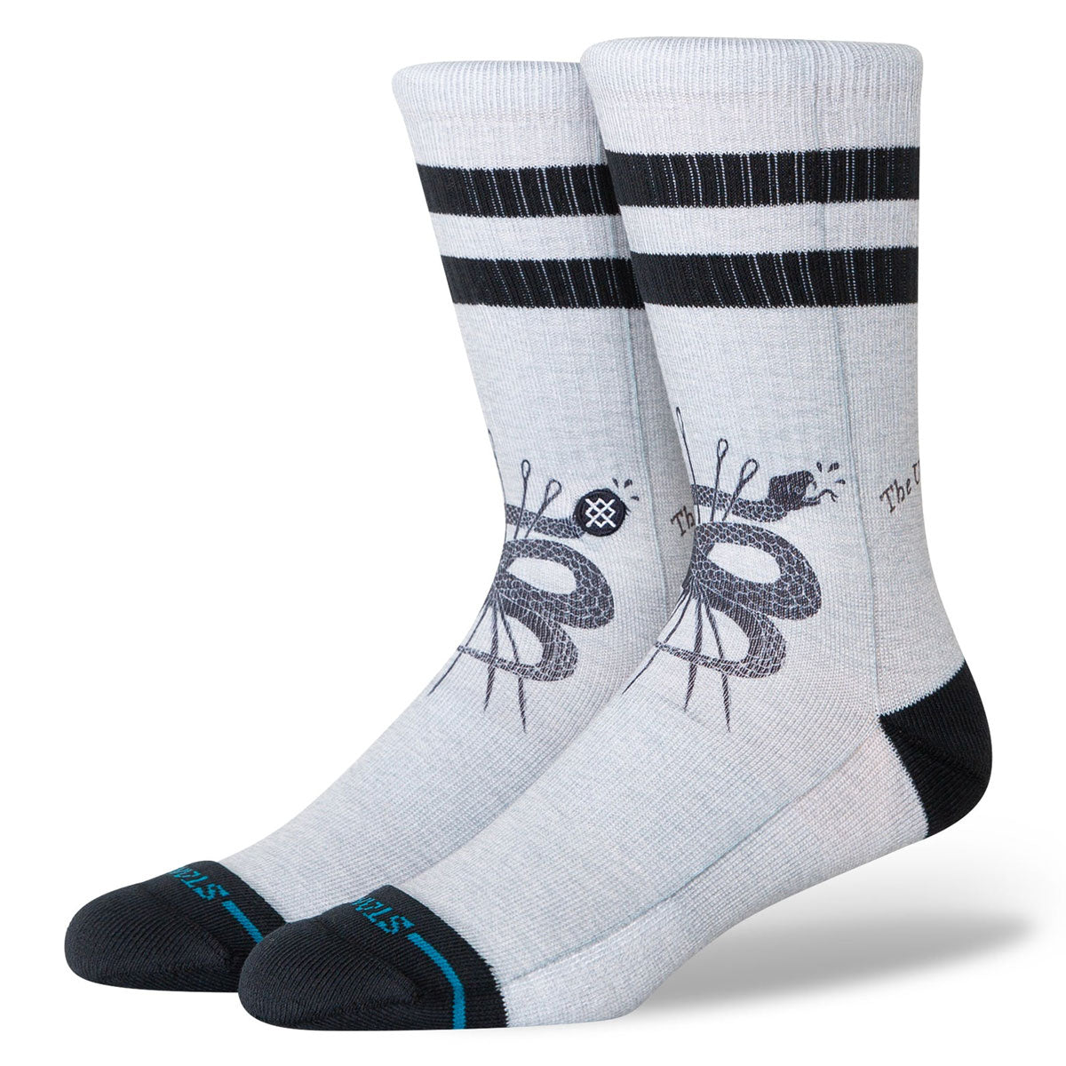 Stance Threads Crew Socks - Black image 1