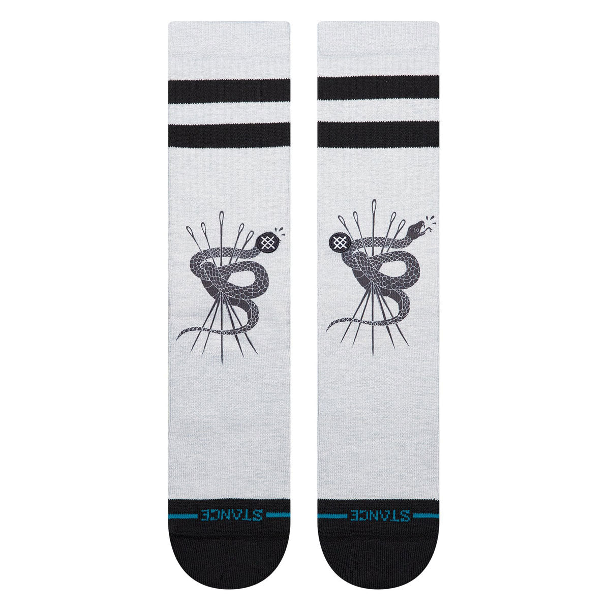 Stance Threads Crew Socks - Black image 2