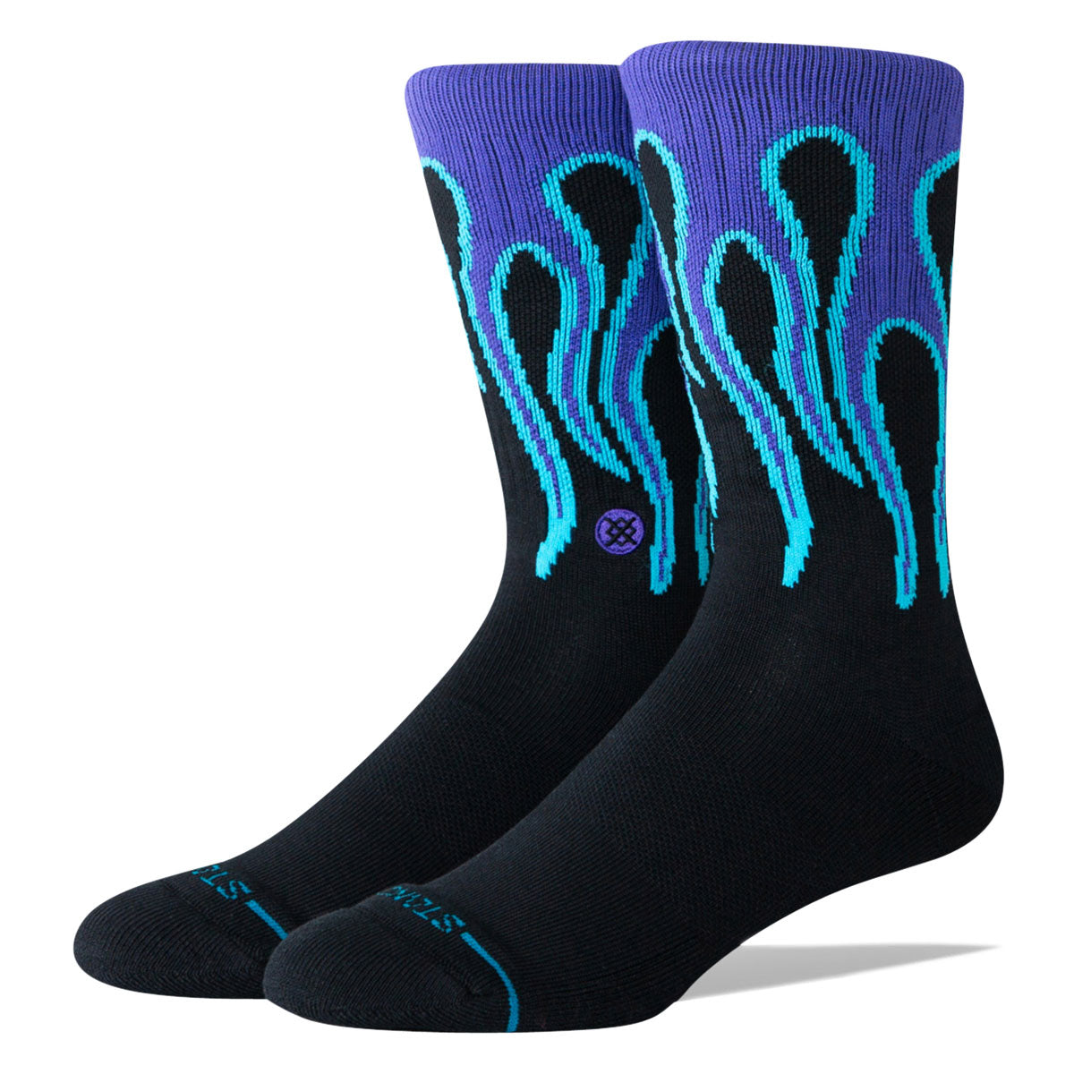 Stance Amethyst Crew Socks - Black image 1