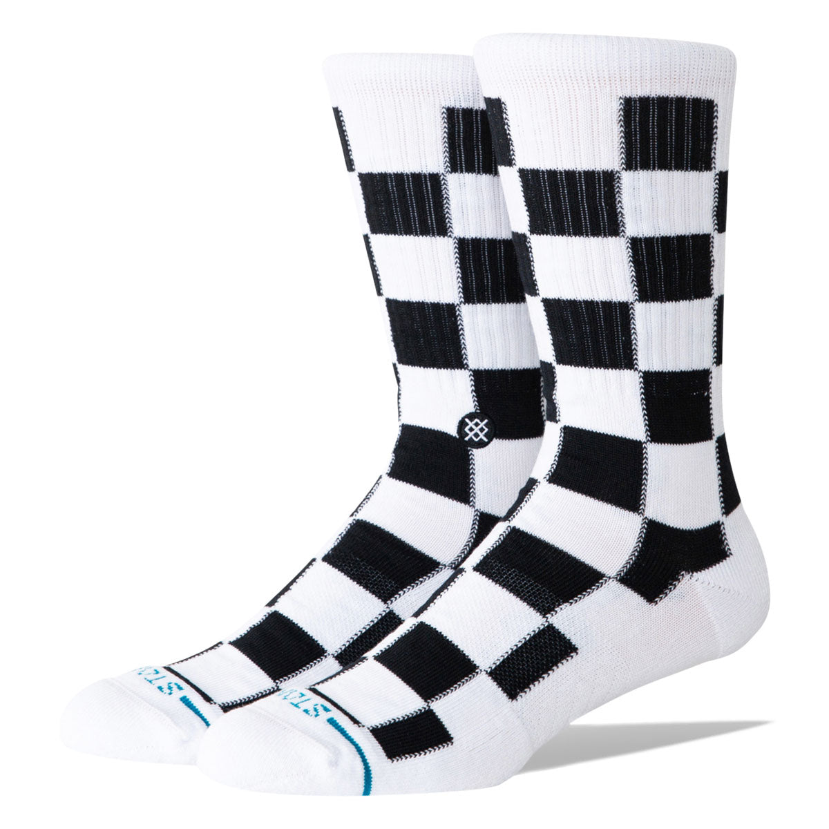 Stance Dance Floor Crew Socks - White image 1