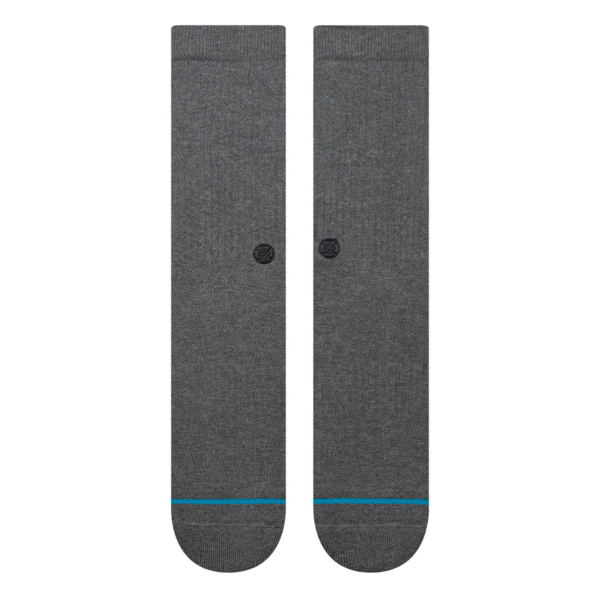 Stance Signature Crew Socks - Black Heather image 2