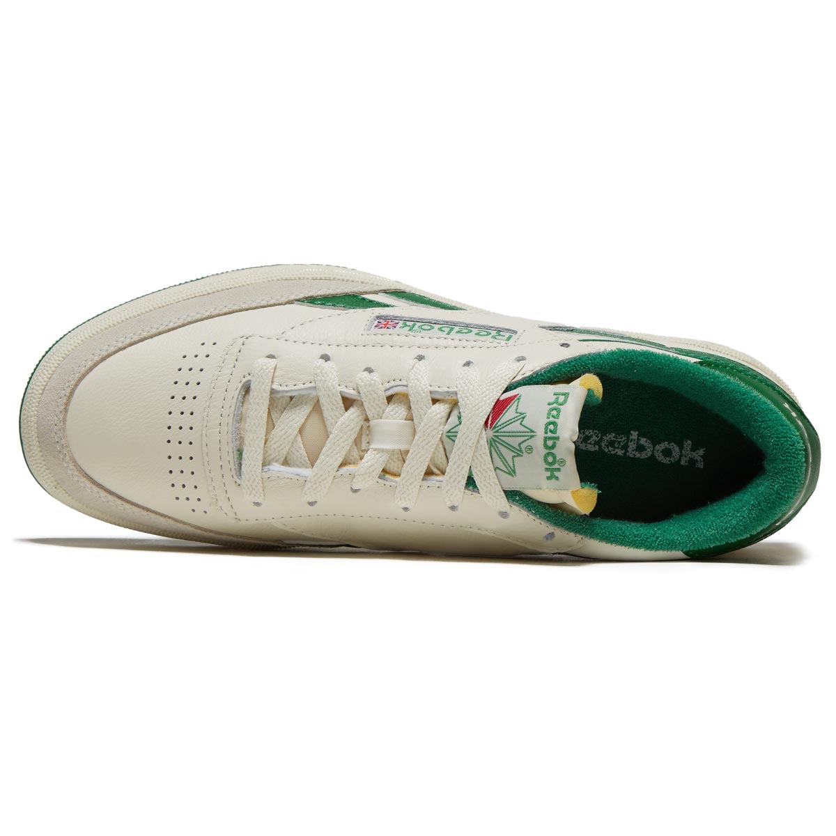 Reebok Club C Revenge Vintage Shoes - Chalk/Paper White/Glen Green image 3