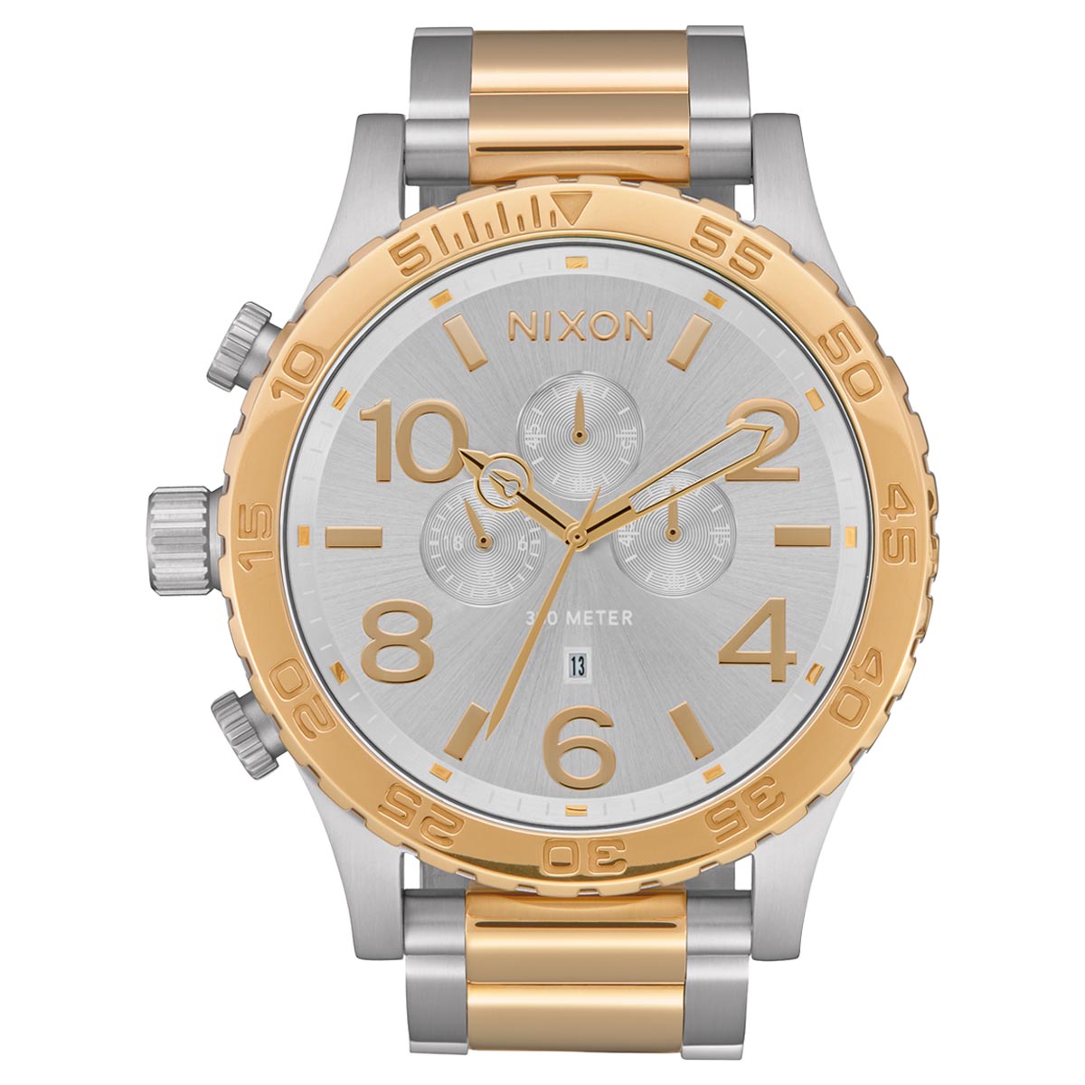 Nixon 51-30 Chrono 2024 Watch - Silver/Gold image 1