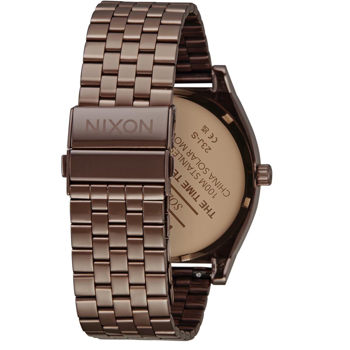 Nixon Time Teller Solar Watch - Chocolate/Cappuccino image 4