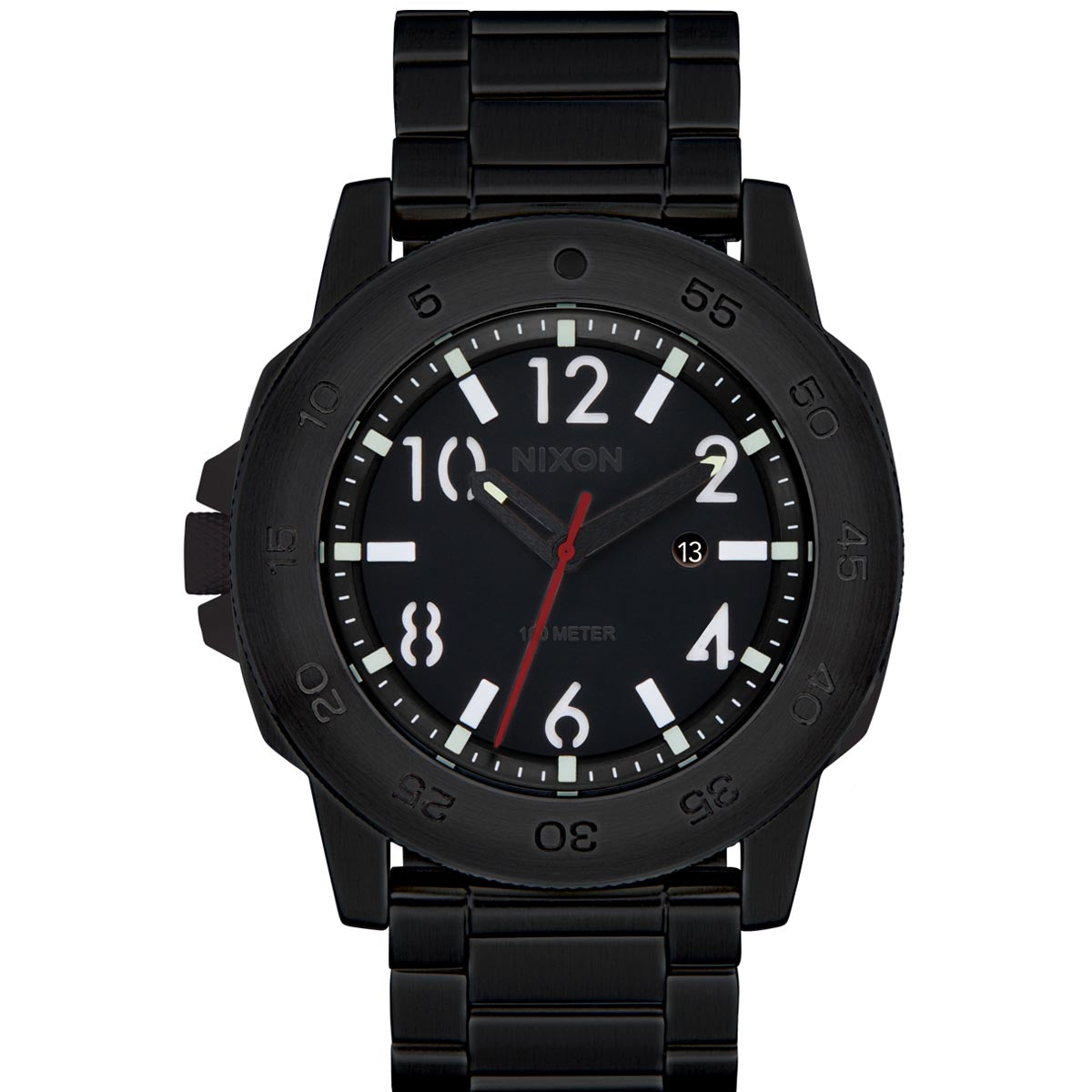 Nixon Smyth 44 Watch - Super Black/Black image 1