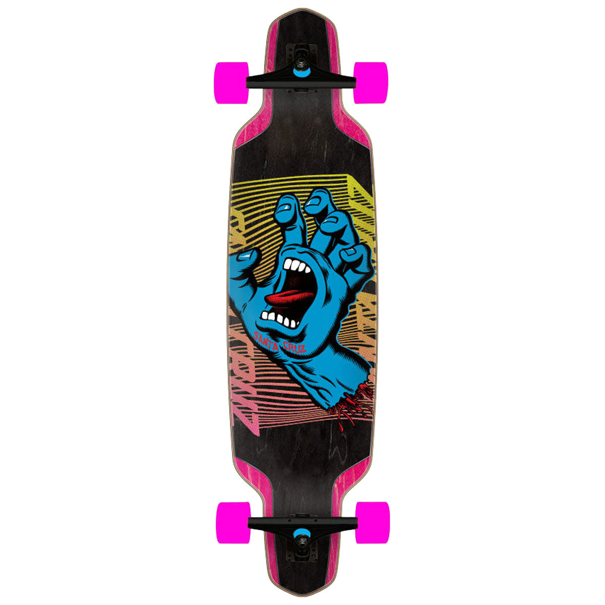 Santa Cruz Split Hand Drop Down Cruzer Pre-Built Longboard Complete - 9.50