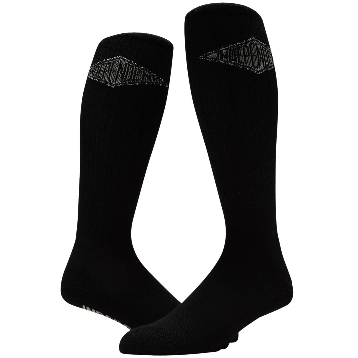 Independent Diamond Groundwork Crew Socks - Black image 2