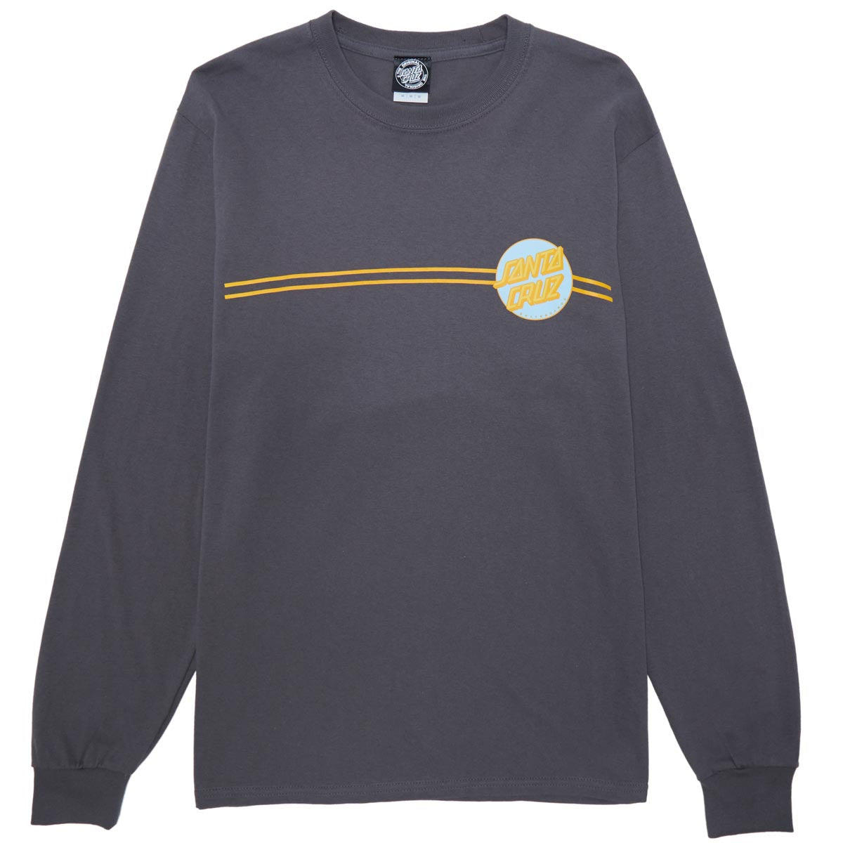 Santa Cruz Other Dot Long Sleeve T-Shirt - Charcoal/Orange/Blue image 1