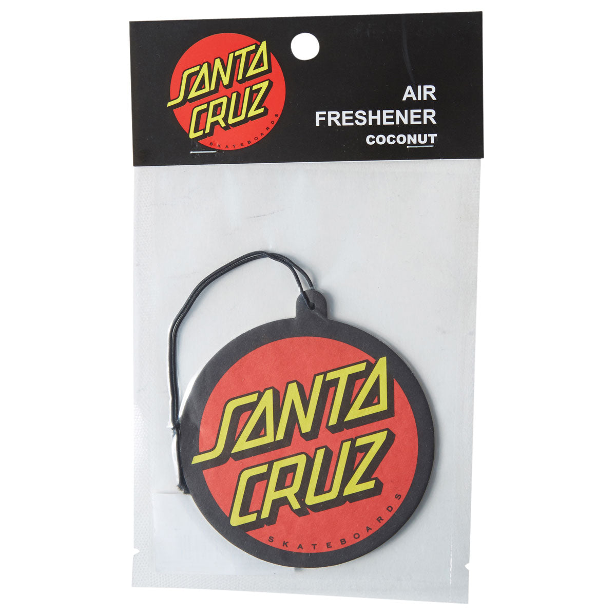 Santa Cruz Classic Dot Air Freshener - Black image 1
