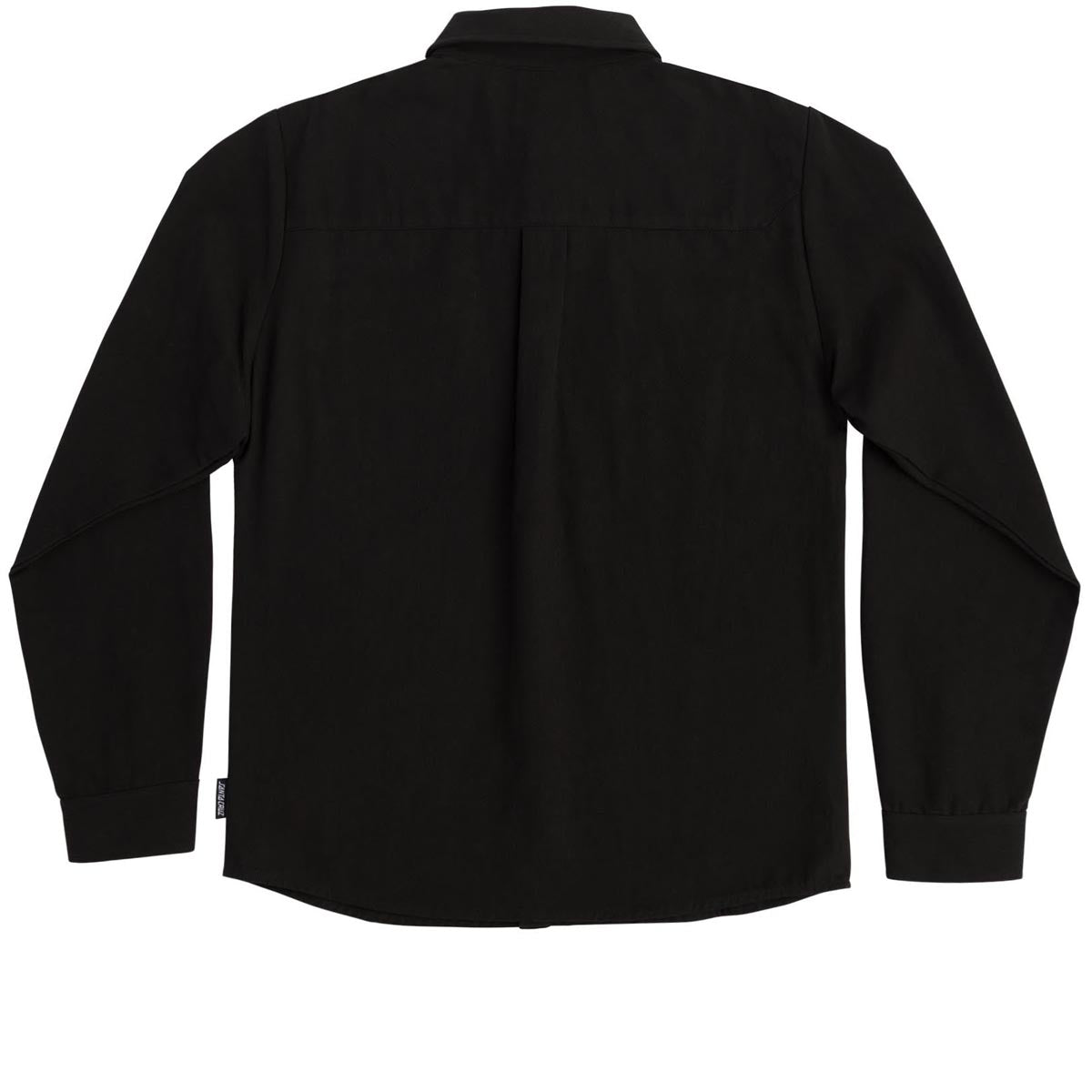 Santa Cruz Screaming Hand Utility Long Sleeve Button Up Shirt - Black image 2