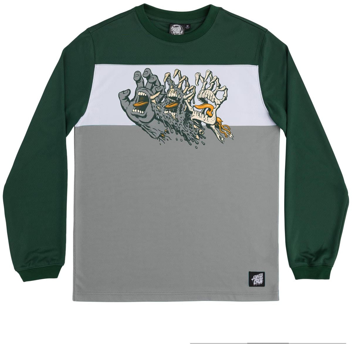 Santa Cruz Evolved Long Sleeve Crew Shirt - Forest image 1