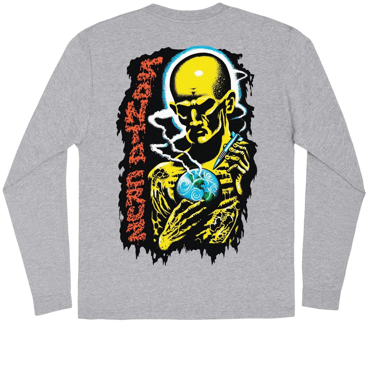 Santa Cruz Kendall Atomic Long Sleeve T-Shirt - Athletic Heather image 1