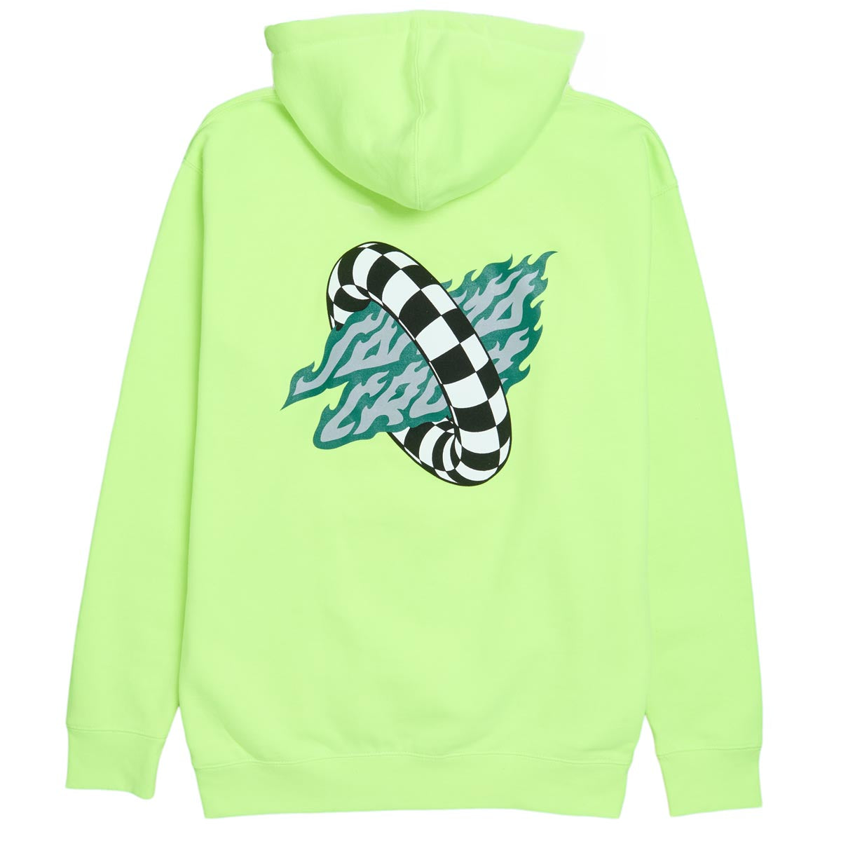 Santa Cruz Goal Flame Hoodie - Safety Yellow image 2