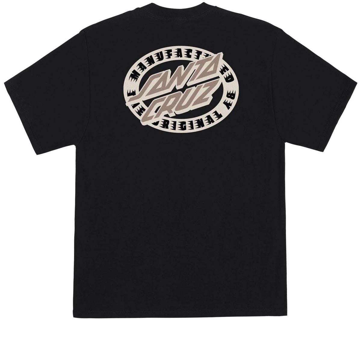 Santa Cruz MFG Oval Dot T-Shirt - Black image 1