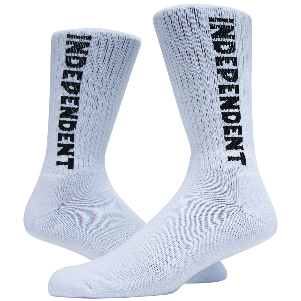 Independent Baseline Mid Crew Socks - White image 2