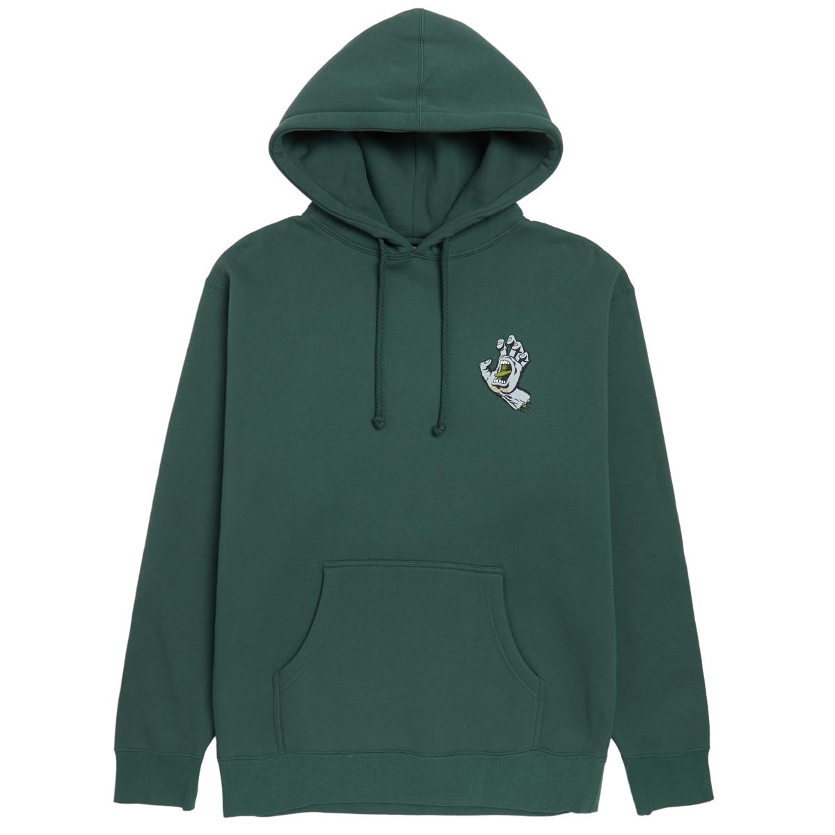 Santa Cruz Screaming Hand Hoodie - Alpine Green/Grey/Gold image 1