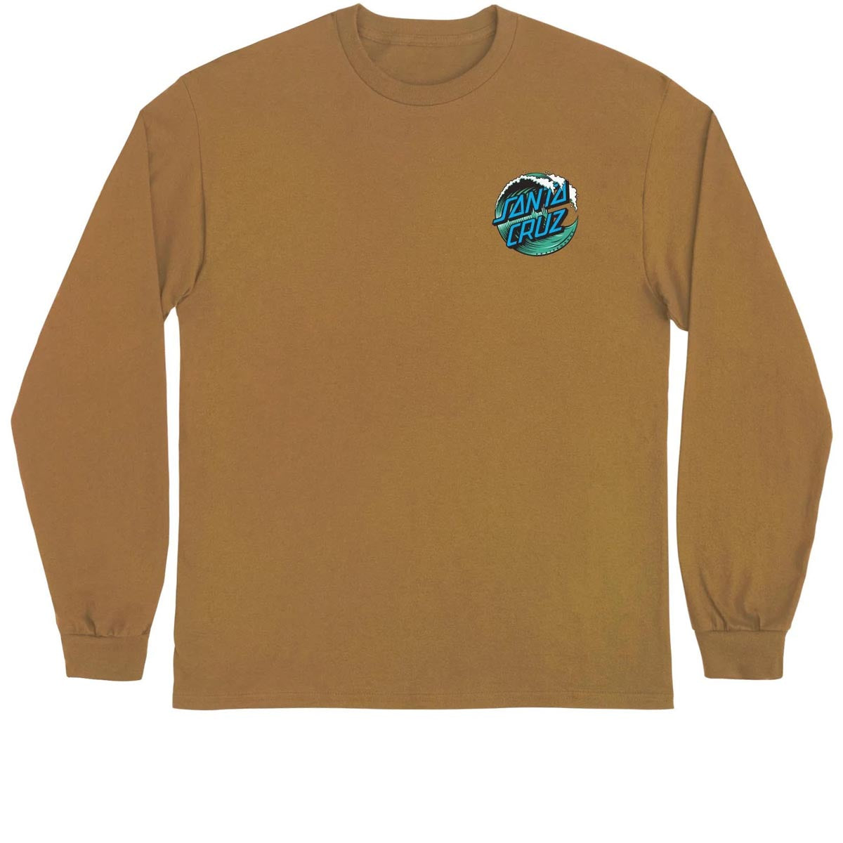 Santa Cruz Wave Dot Long Sleeve T-Shirt - Brown Sugar image 2