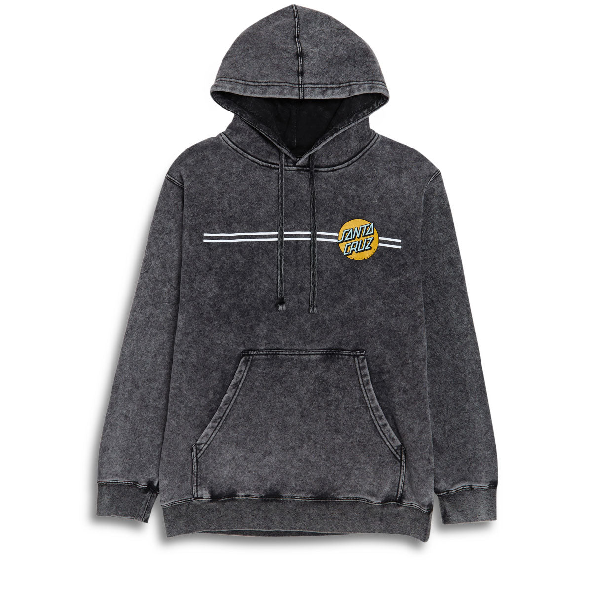 Santa Cruz Womens Other Dot Hoodie - Black Mineral Wash image 1