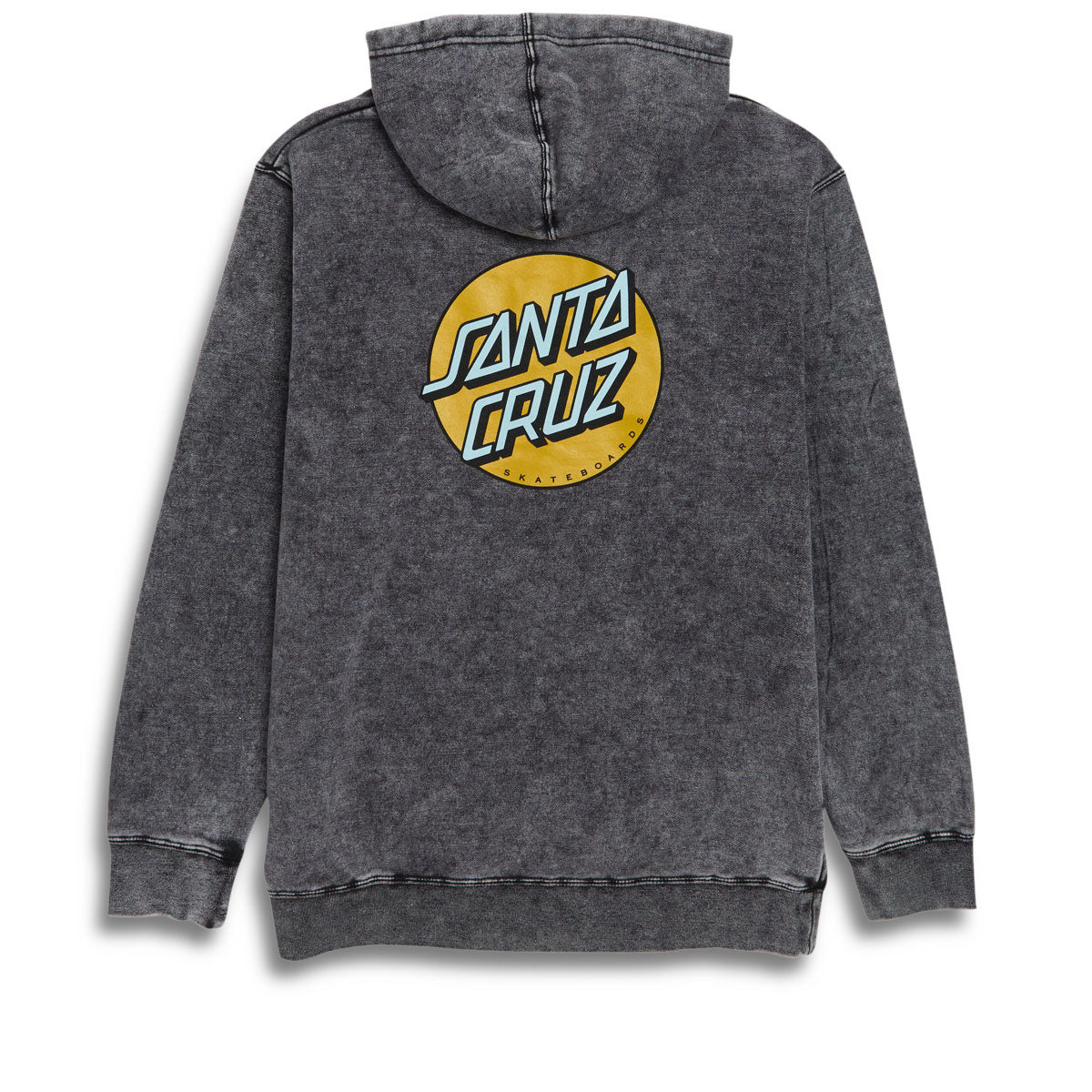 Santa Cruz Womens Other Dot Hoodie - Black Mineral Wash image 2