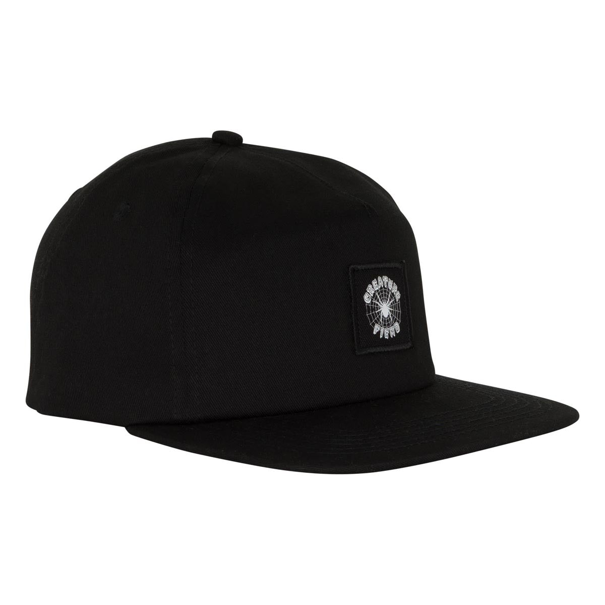 Creature Web Snapback Hat - Black image 3