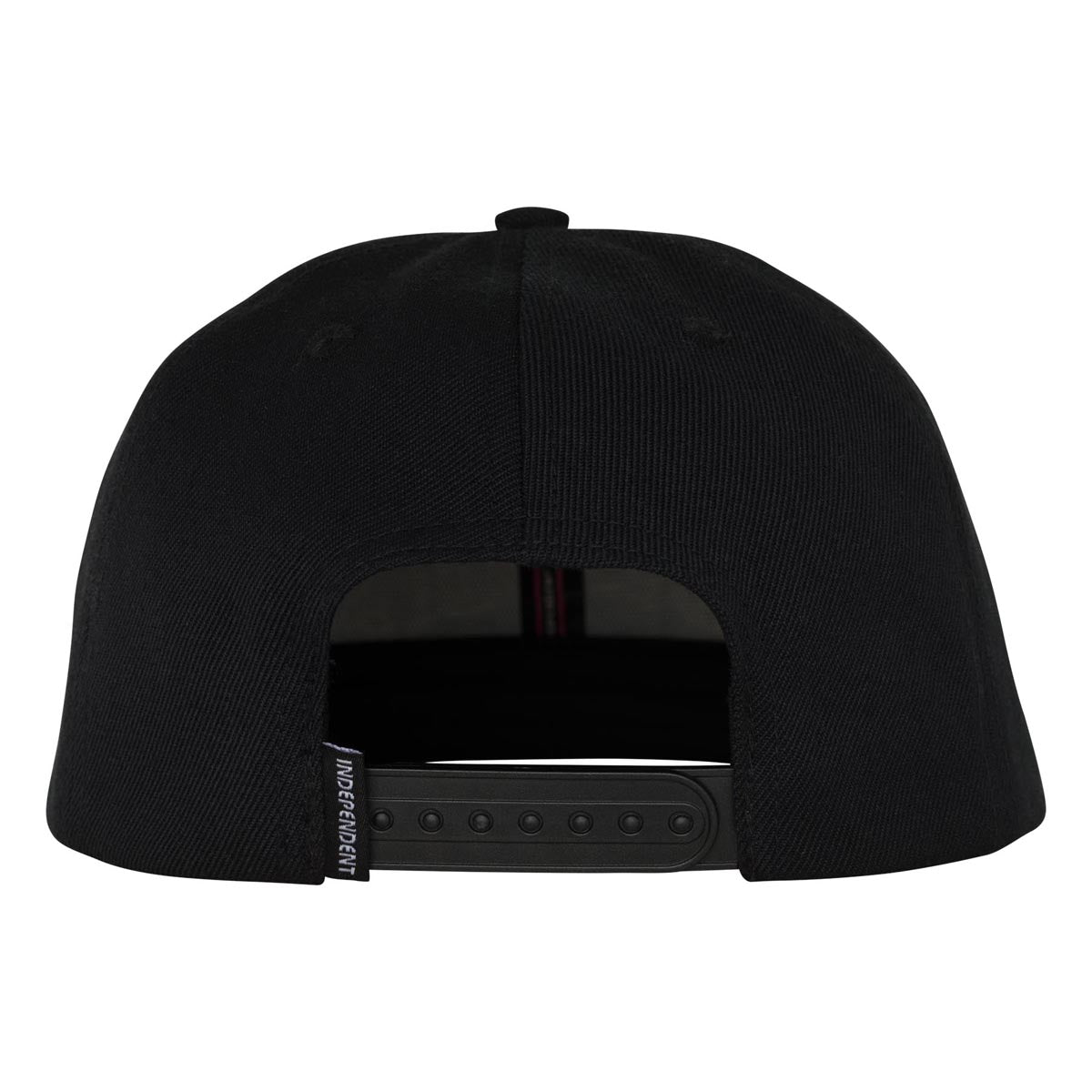 Independent Spanning Snapback Structured Hat - Black image 2