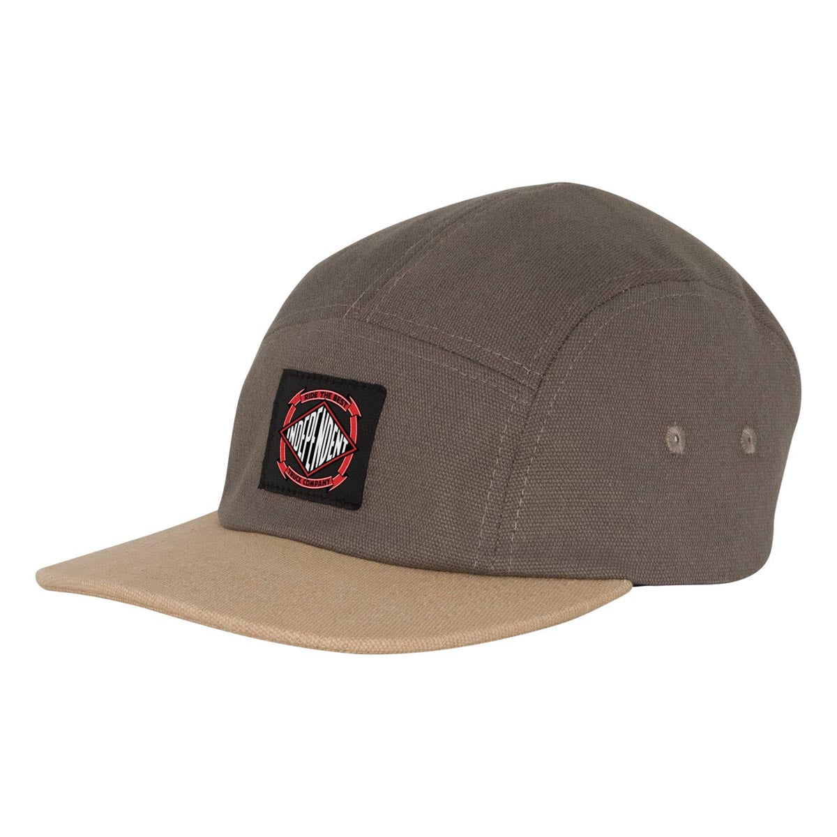 Independent Summit Scroll Camp Hat - Charcoal/Khaki image 1