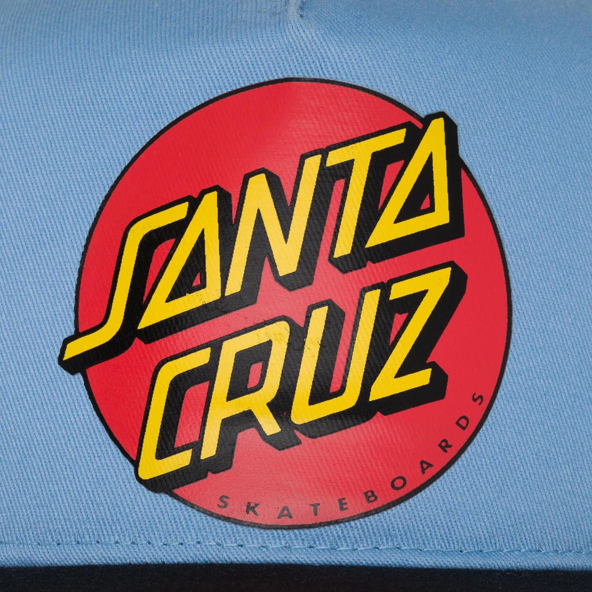 Santa Cruz Classic Dot Mesh Trucker Hat - Carolina Blue image 4