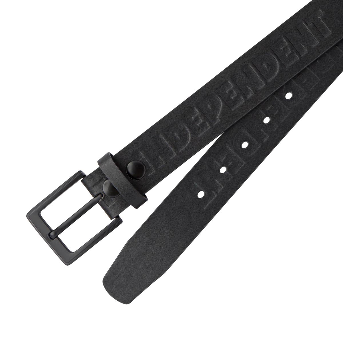 Independent Bar Logo Polyurethane Belt - Black image 2