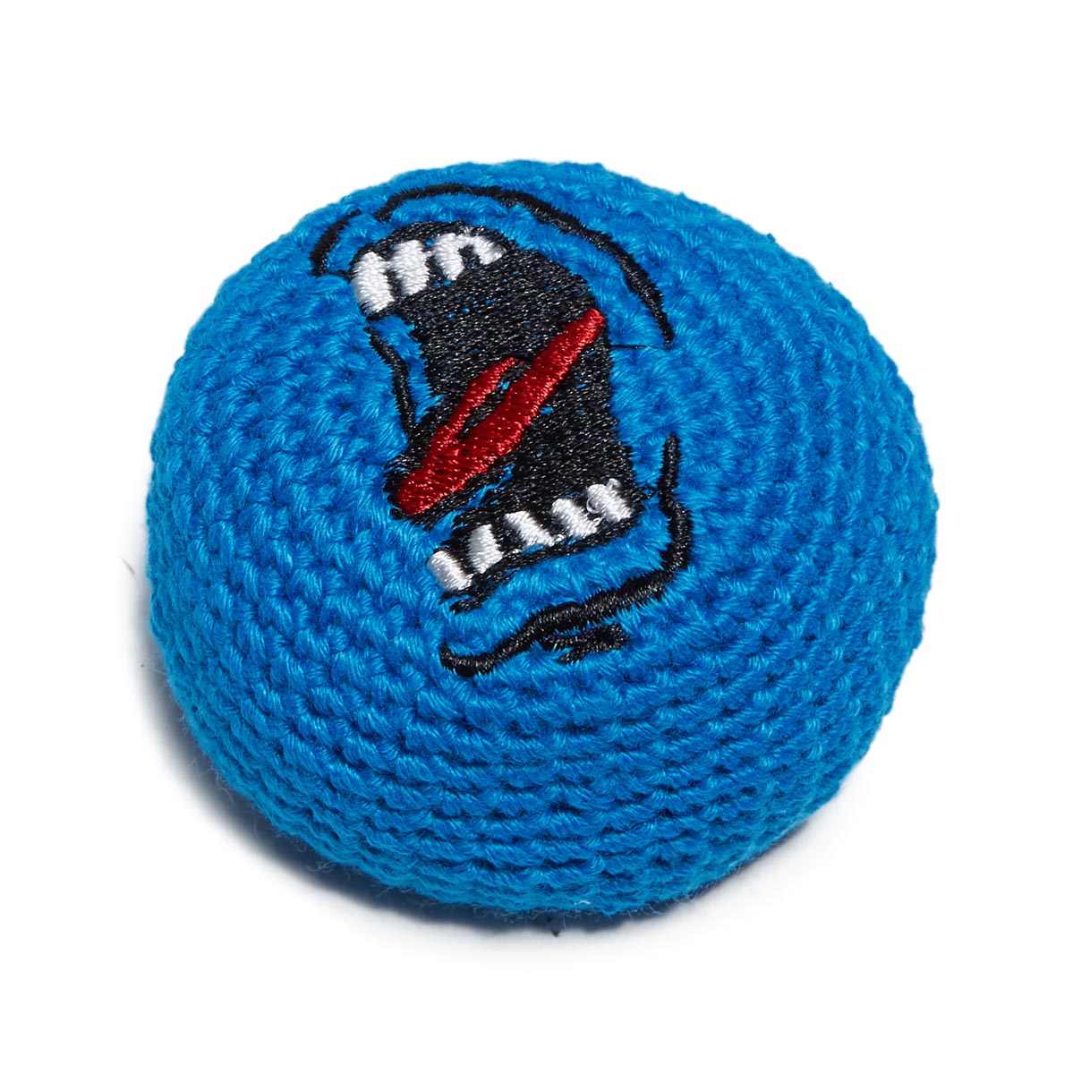 Santa Cruz Big Mouth Crochet Foot Bag - Blue image 1