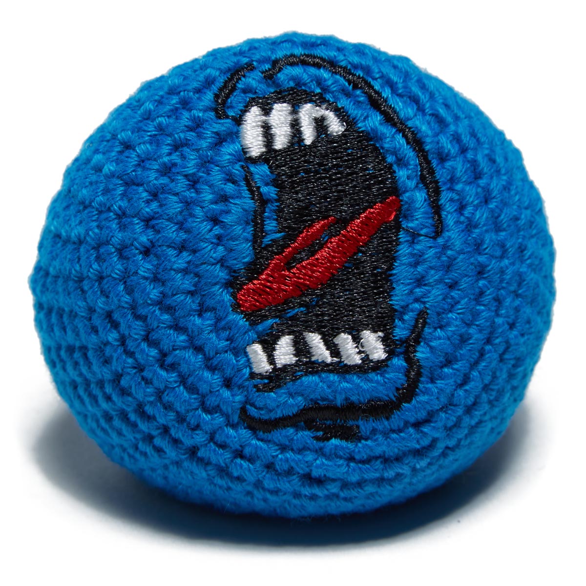 Santa Cruz Big Mouth Crochet Foot Bag - Blue image 3