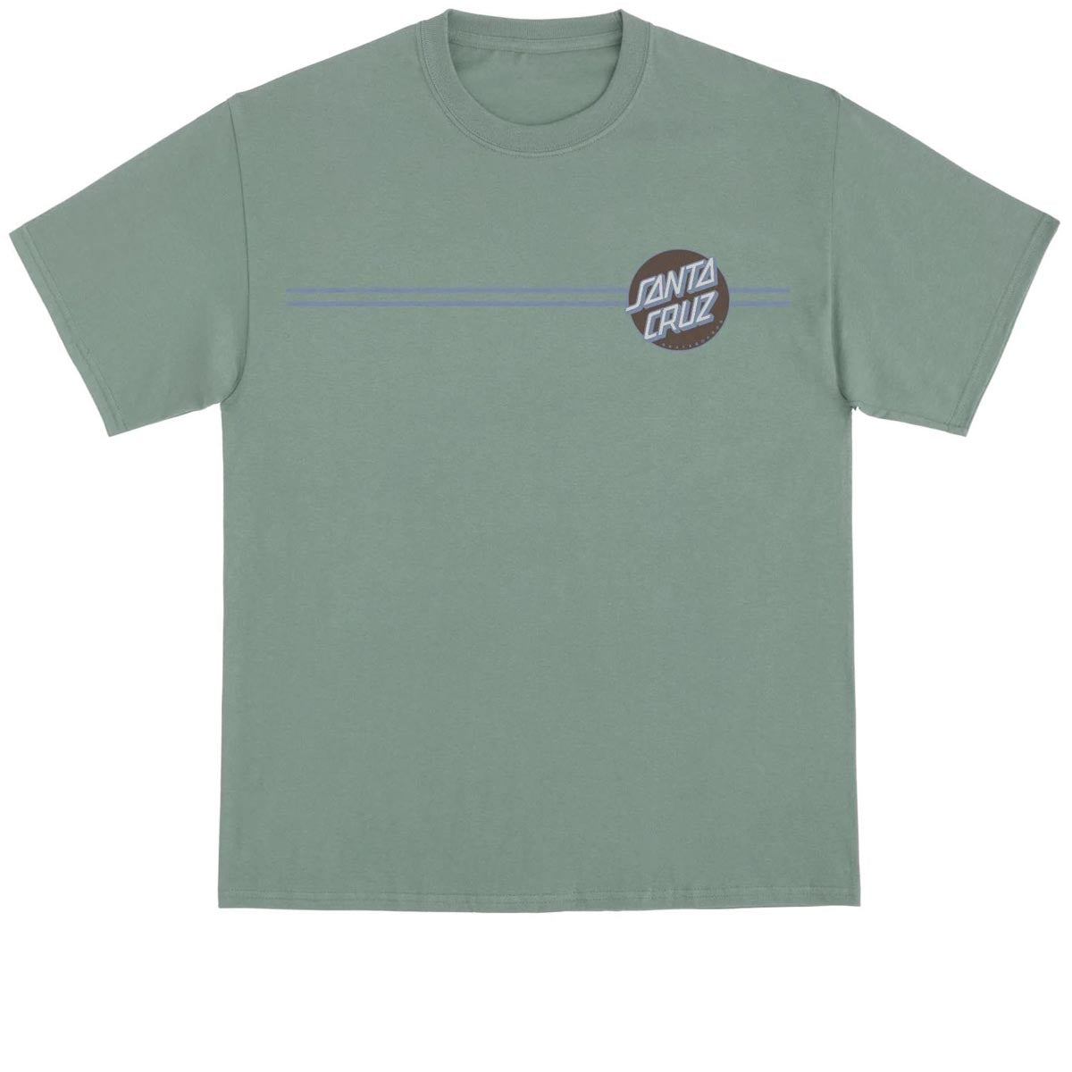 Santa Cruz Other Dot T-Shirt - Stonewashed Green/Brown image 1