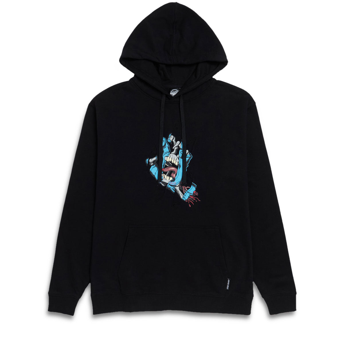 Santa Cruz Torn Hand Hoodie - Black image 1