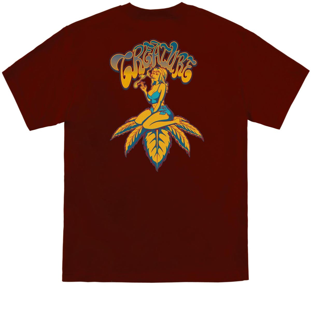 Creature Top Shelf T-Shirt - Burgundy image 1