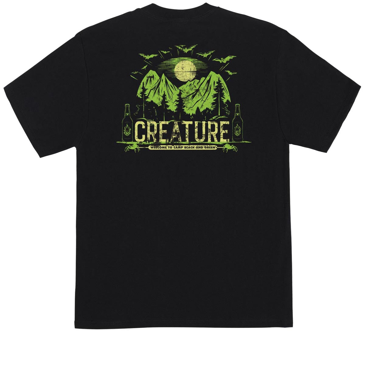 Creature Camper T-Shirt - Black image 1