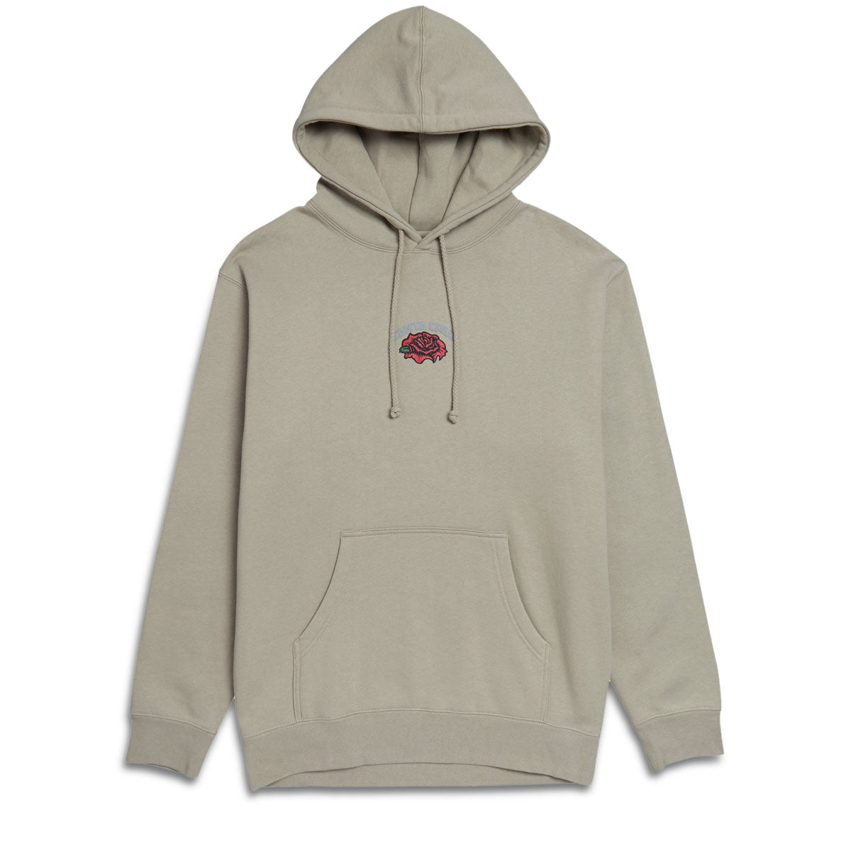 Santa Cruz Dressen Rose Solo Center Hoodie - Cement image 1