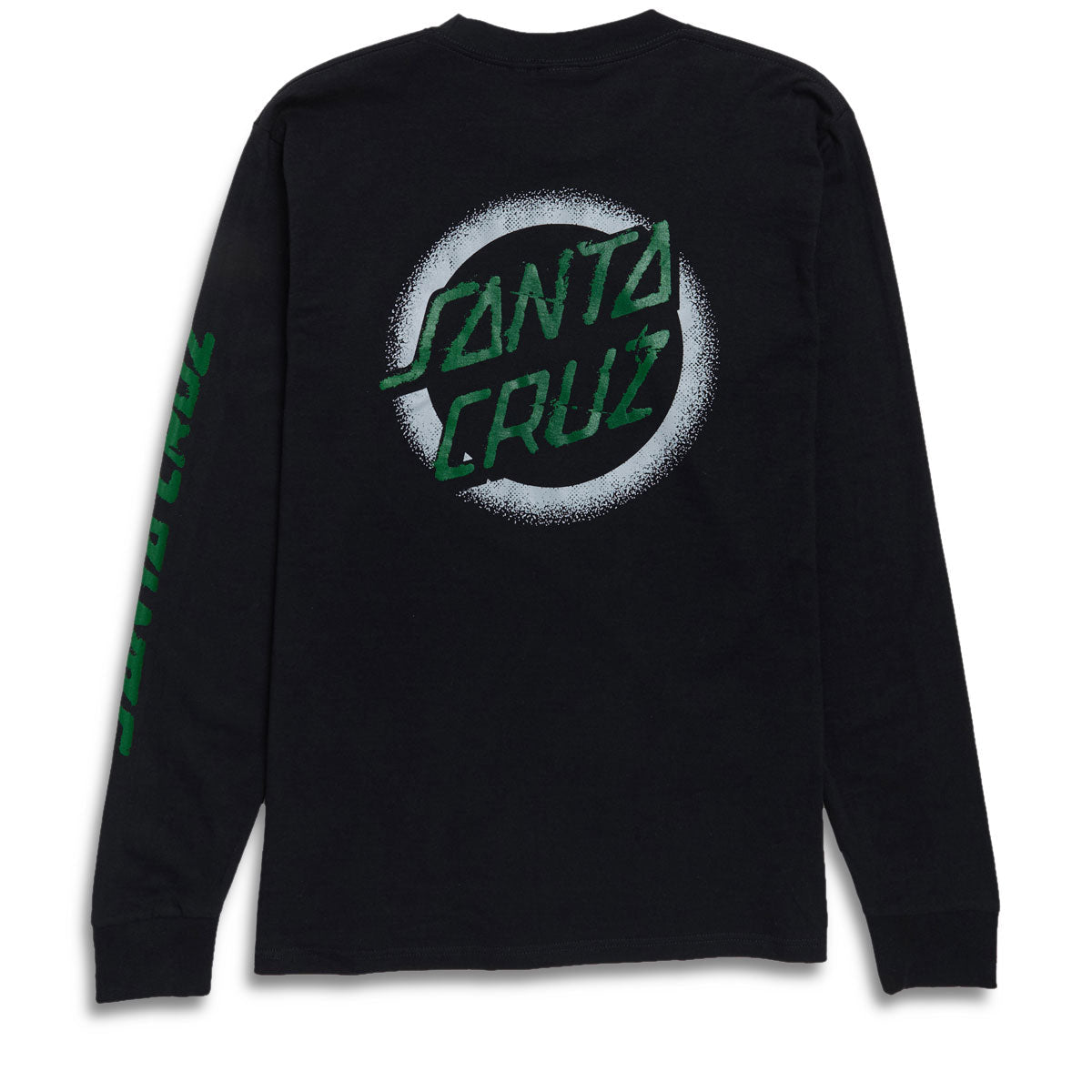 Santa Cruz Vile Dot Long Sleeve T-Shirt - Black image 1