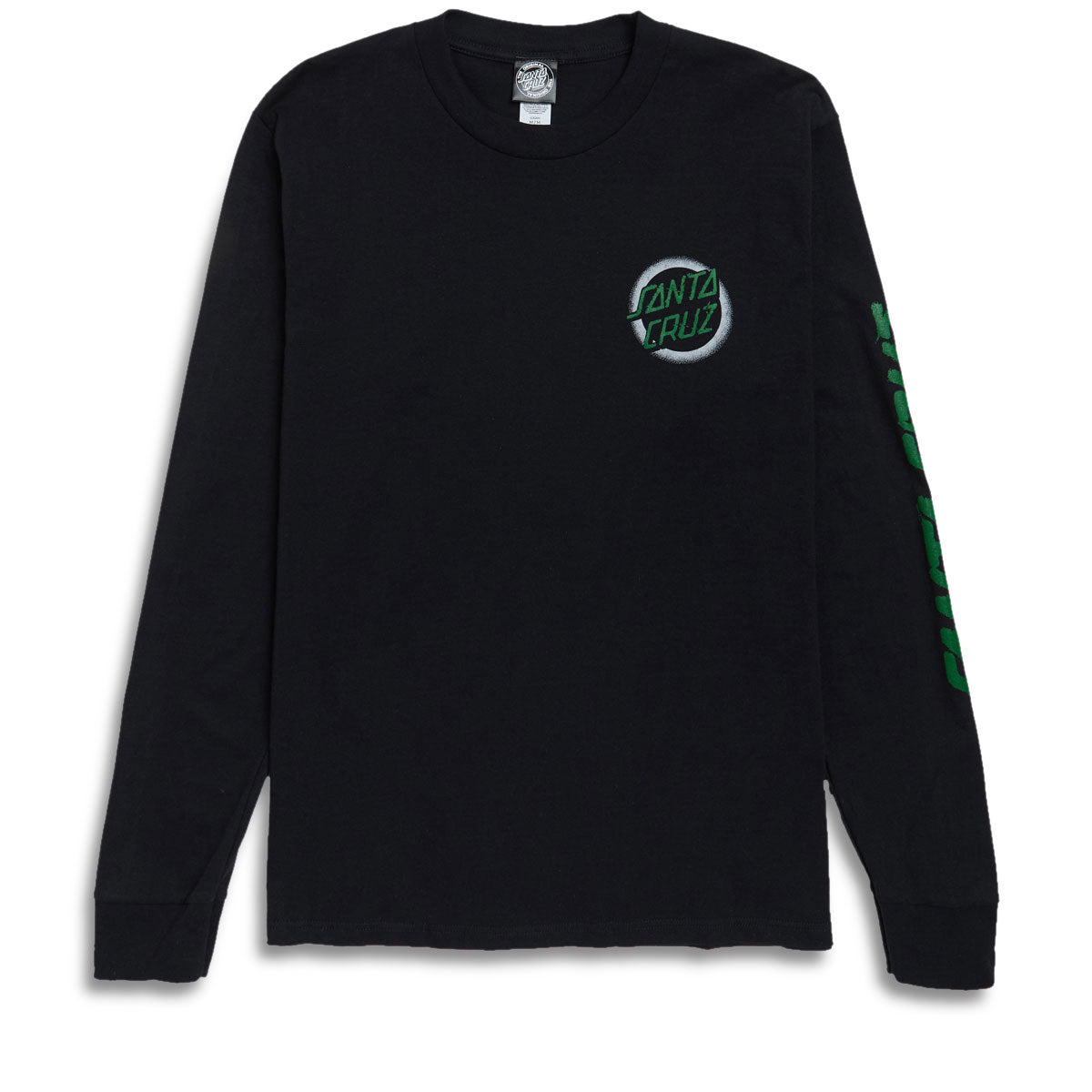 Santa Cruz Vile Dot Long Sleeve T-Shirt - Black image 2