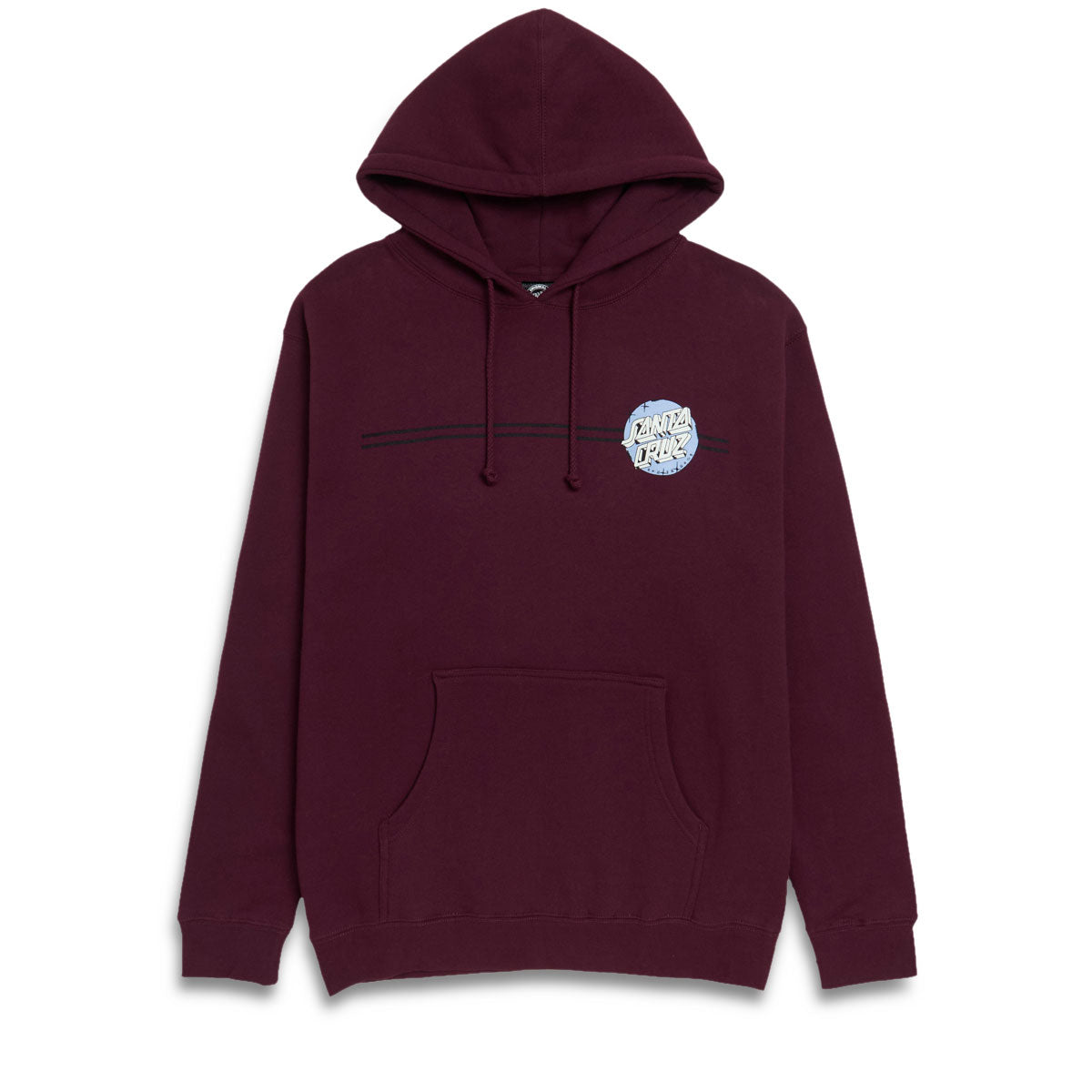 Santa Cruz Scrawl Brick Dot Hoodie - Maroon image 1